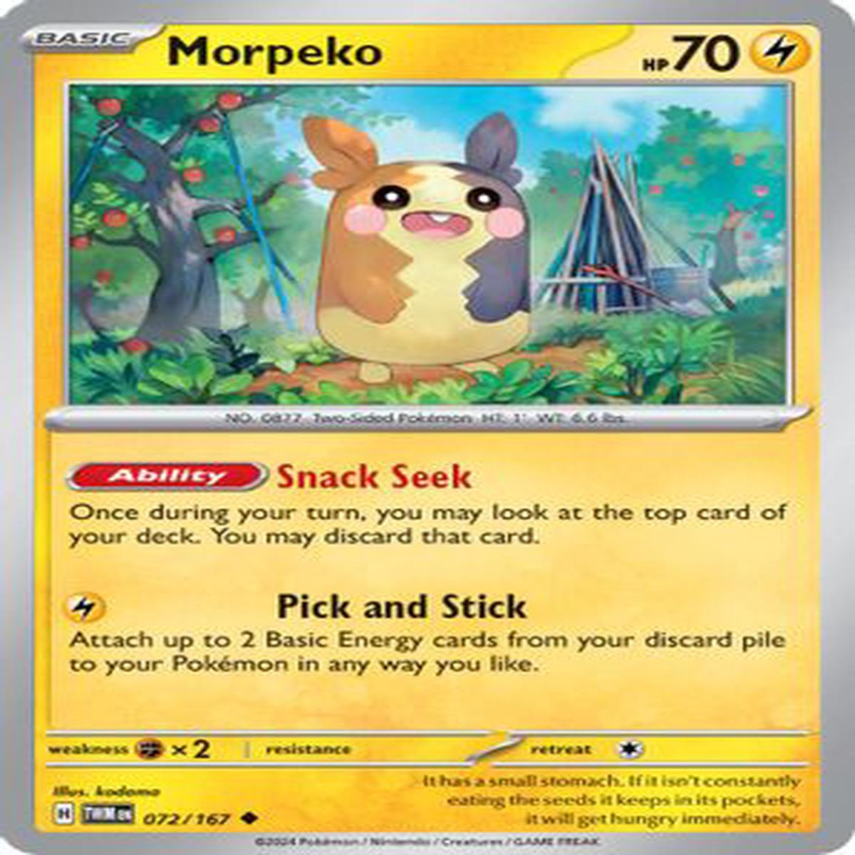 Morpeko 072/167 - Uncommon