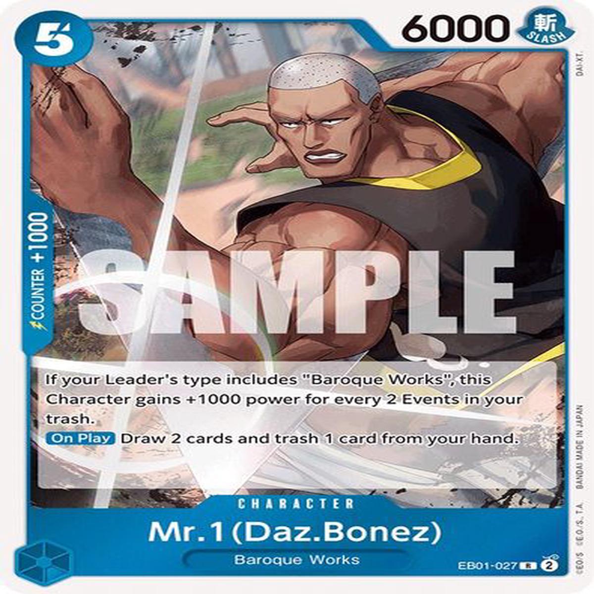 Mr. 1 (Daz.Bonez) EB01-027 - Rare