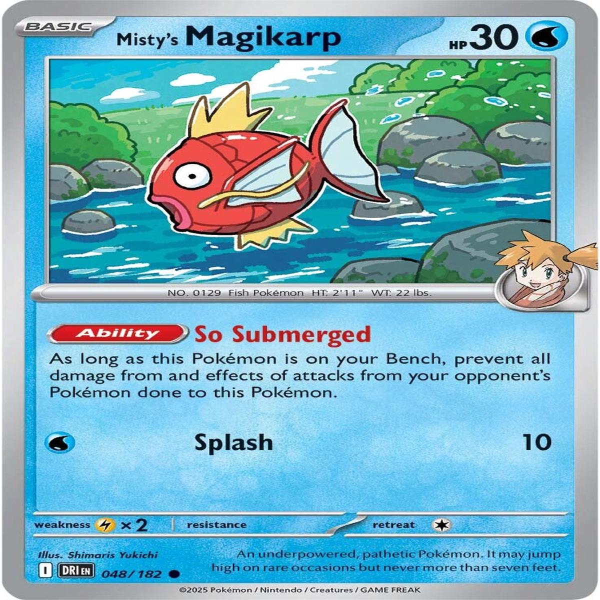 Misty's Magikarp 048/182 - Common