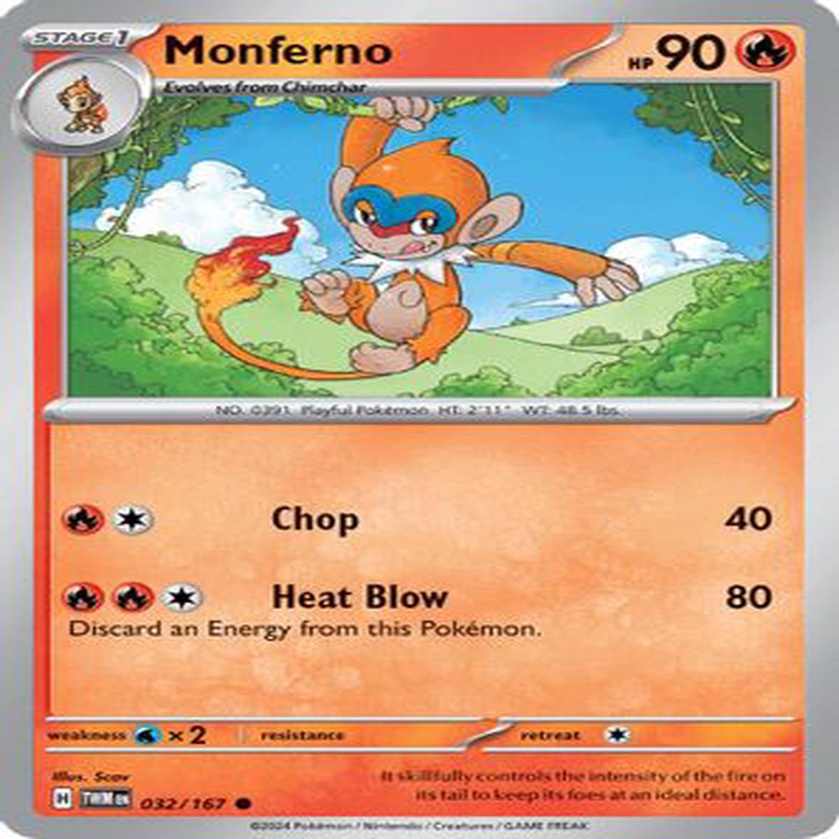 Monferno 032/167 - Common