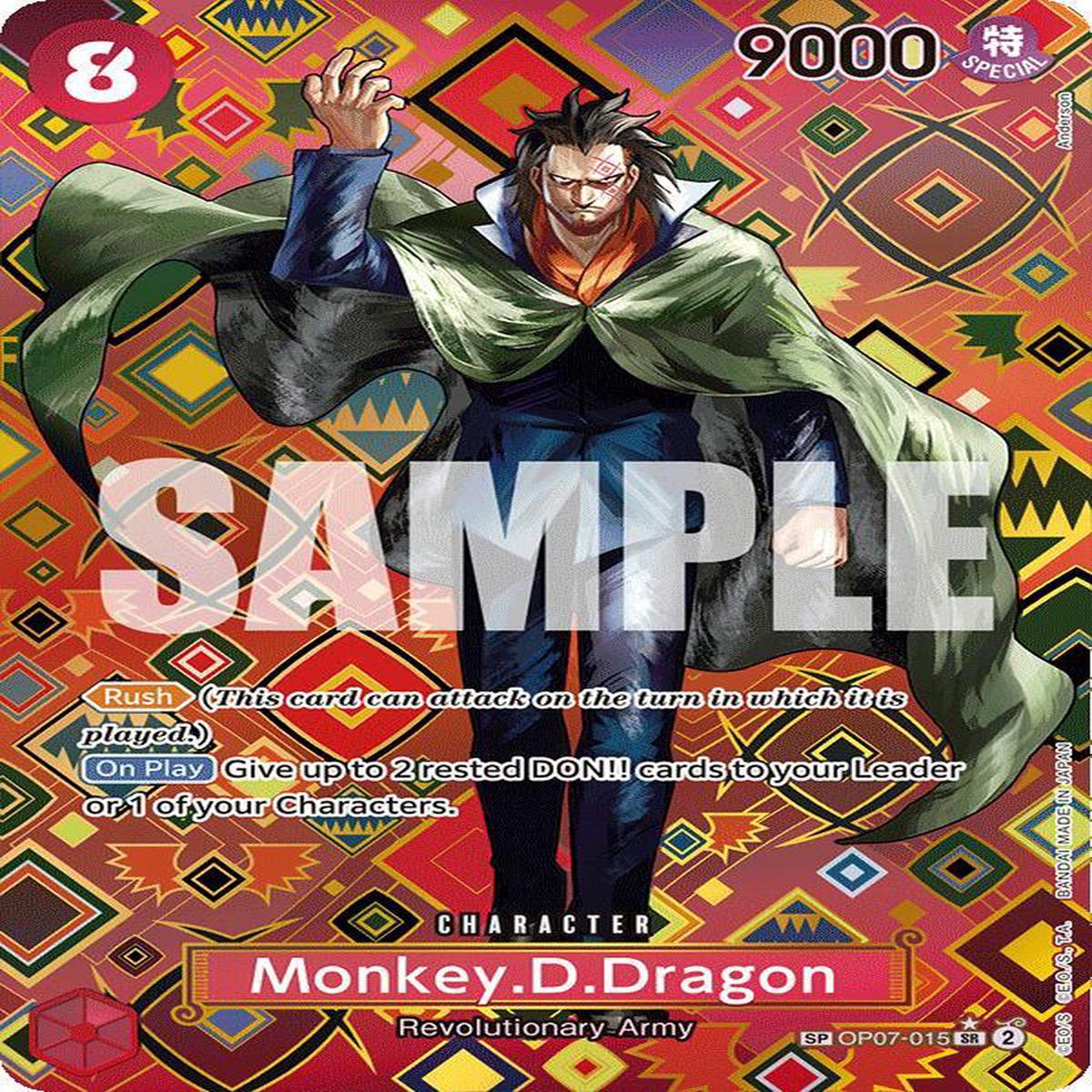 Monkey.D.Dragon - OP07-015 - Special Card - Super Rare