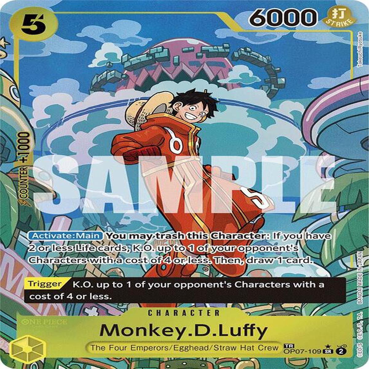 Monkey D Luffy OP07-109 (Subasta)