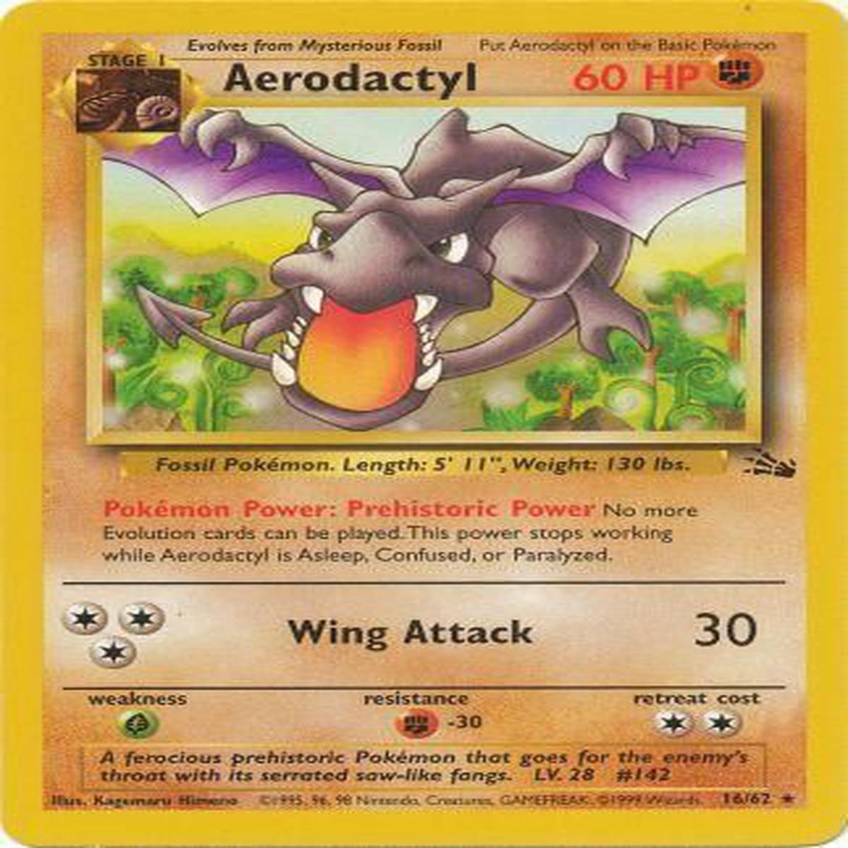 Aerodactyl 16/62 - Damaged