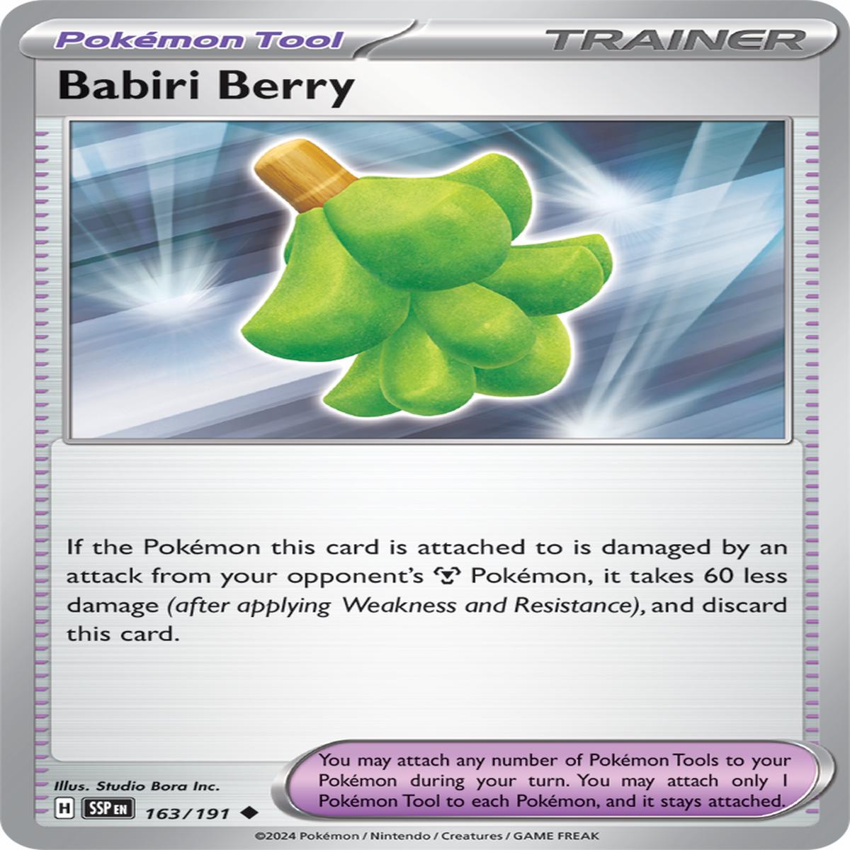 Babiri Berry 163/191 - Uncommon