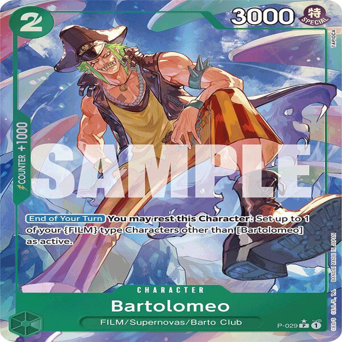 Bartolomeo - P-029 - Full Art - Promo