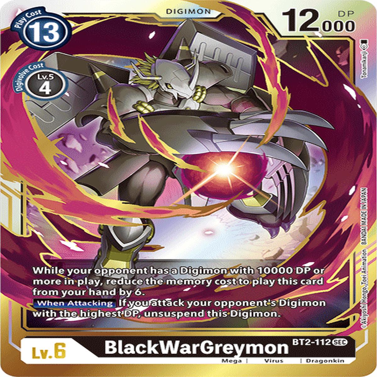 BlackWarGreymon BT2-112