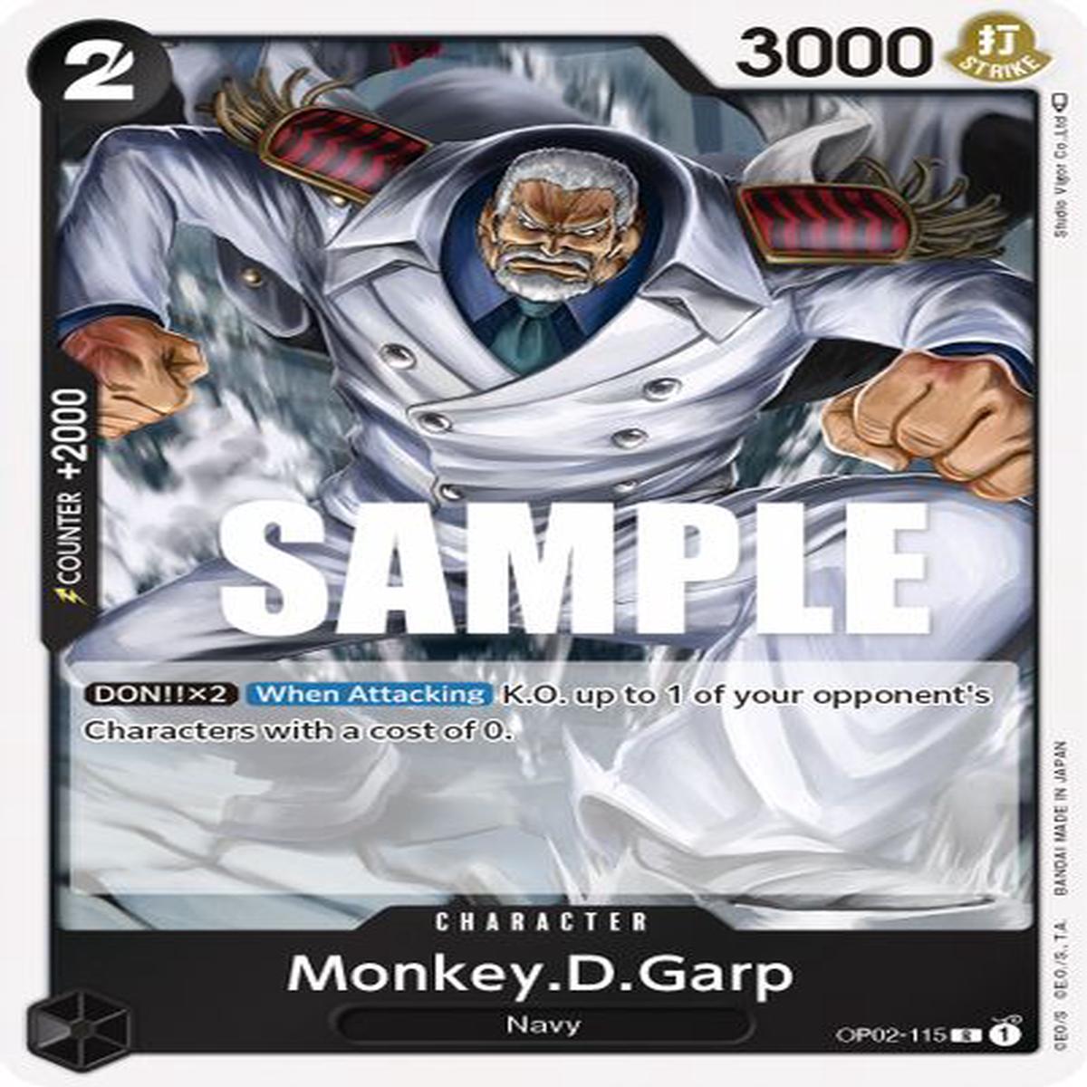 Monkey.D.Garp OP02-115 - Rare
