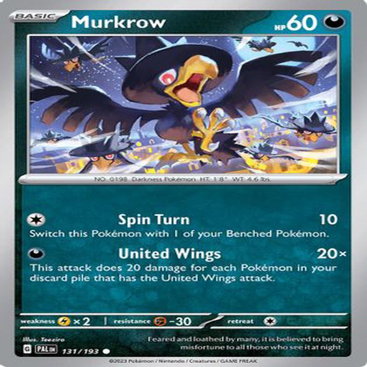 Murkrow - 131/193 (Reverse Holo)