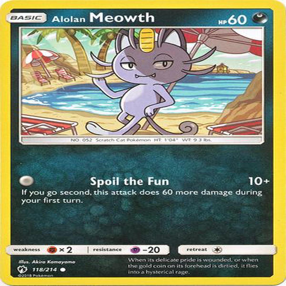 Alolan Meowth 118/214