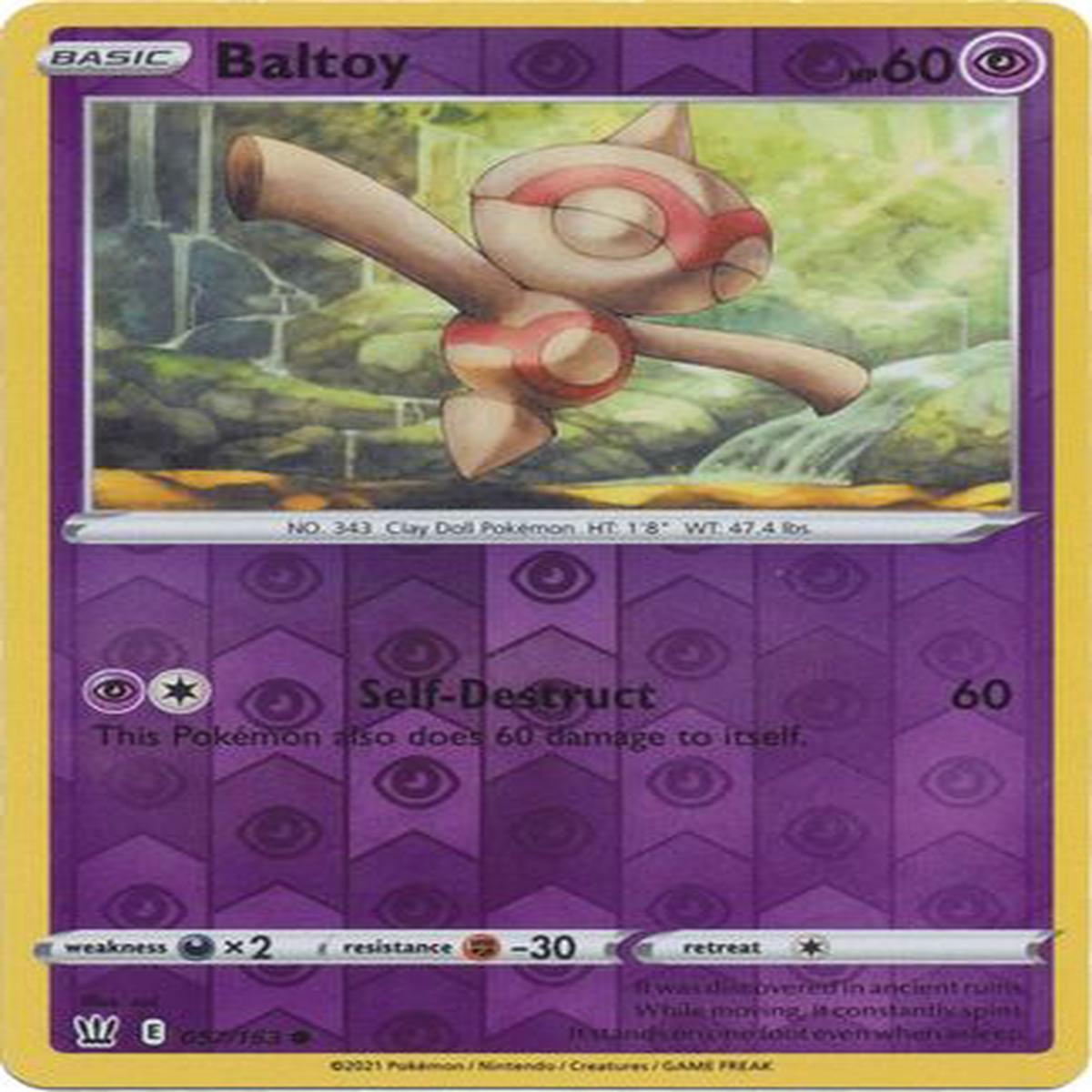 Baltoy 057/163 Reverse Holo