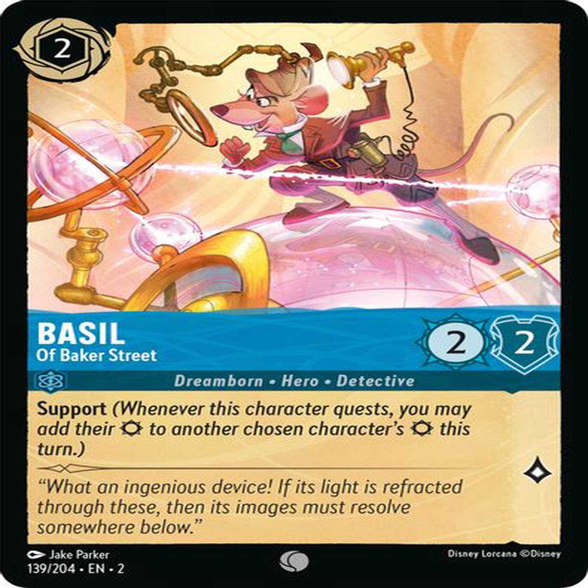 Basil - Of Baker Street 139/204 - Common - Cold Foil