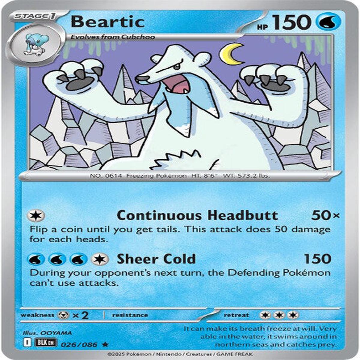 Beartic 026/086 - Rare