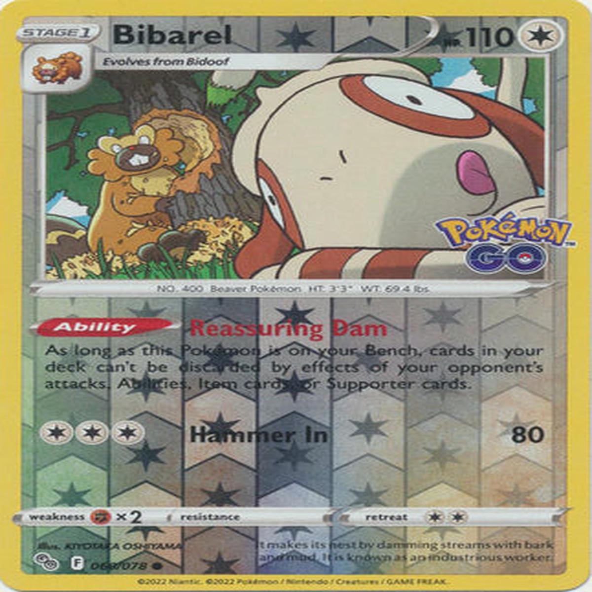 Bibarel 060/078 Reverse Holo