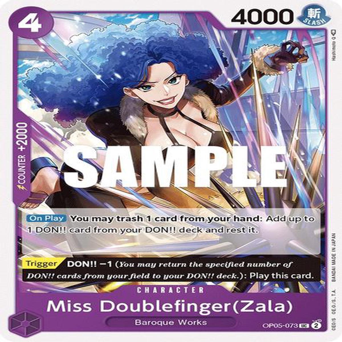Miss Doublefinger(Zala) OP05-073 - Uncommon