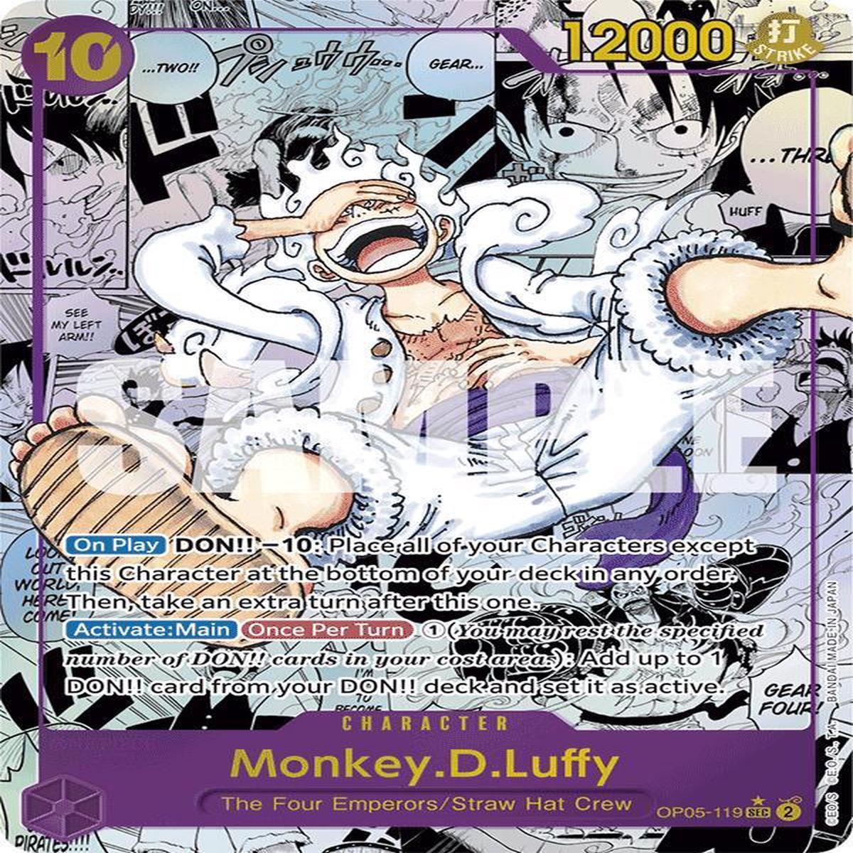 Monkey.D.Luffy - OP05-119 - Super Parallel - Manga Rare