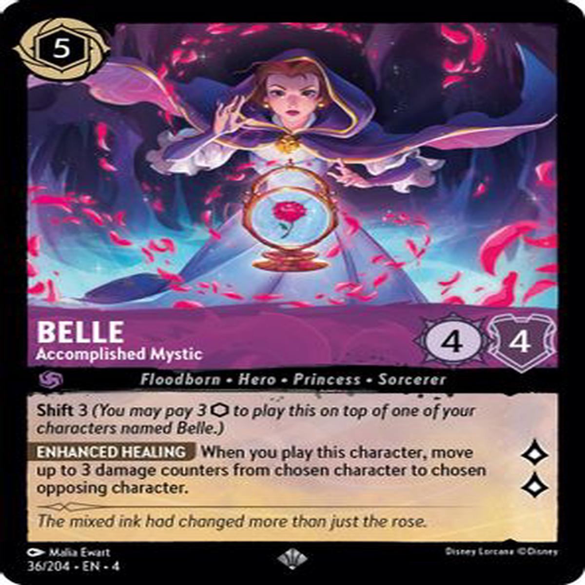 Belle - Accomplished Mystic 36/204 - Super Rare - Cold Foil