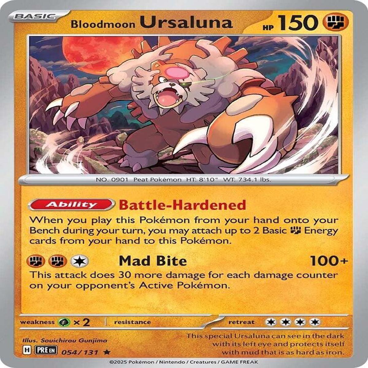 Bloodmoon Ursaluna 054/131 - Rare - Holo