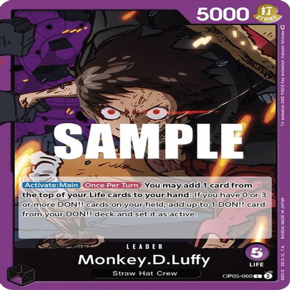 Monkey.D.Luffy OP05-060 - Leader