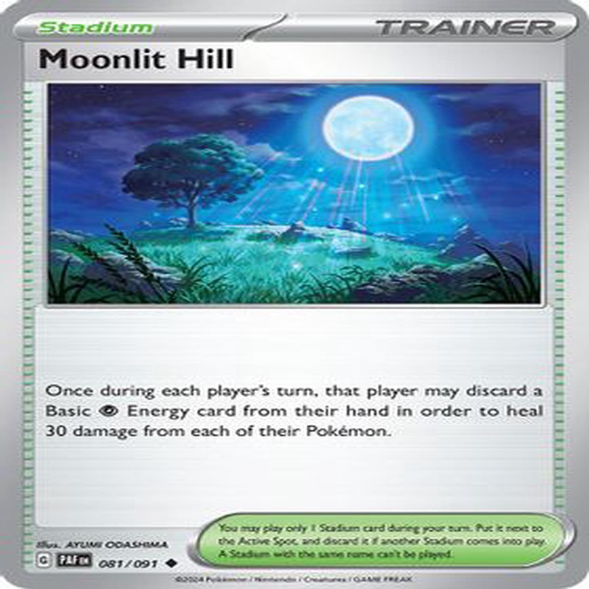 Moonlit Hill 081/091 - Uncommon - Reverse Holo (espaol)