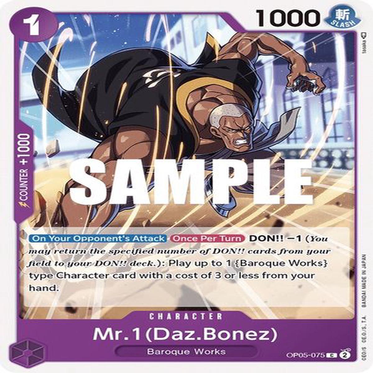 Mr.1 (Daz.Bonez) OP05-075 - Common
