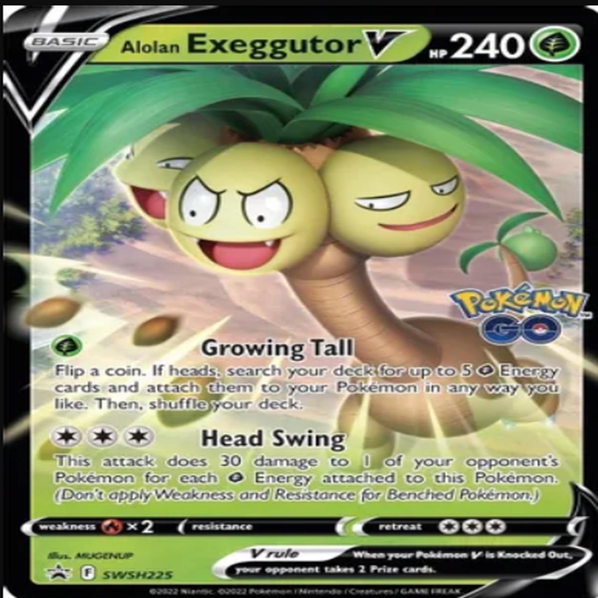 Alolan Exeggutor SWSH225 - Ingles