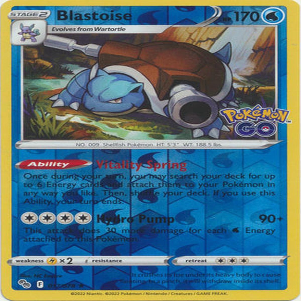 Blastoise 017/078 Reverse Holo