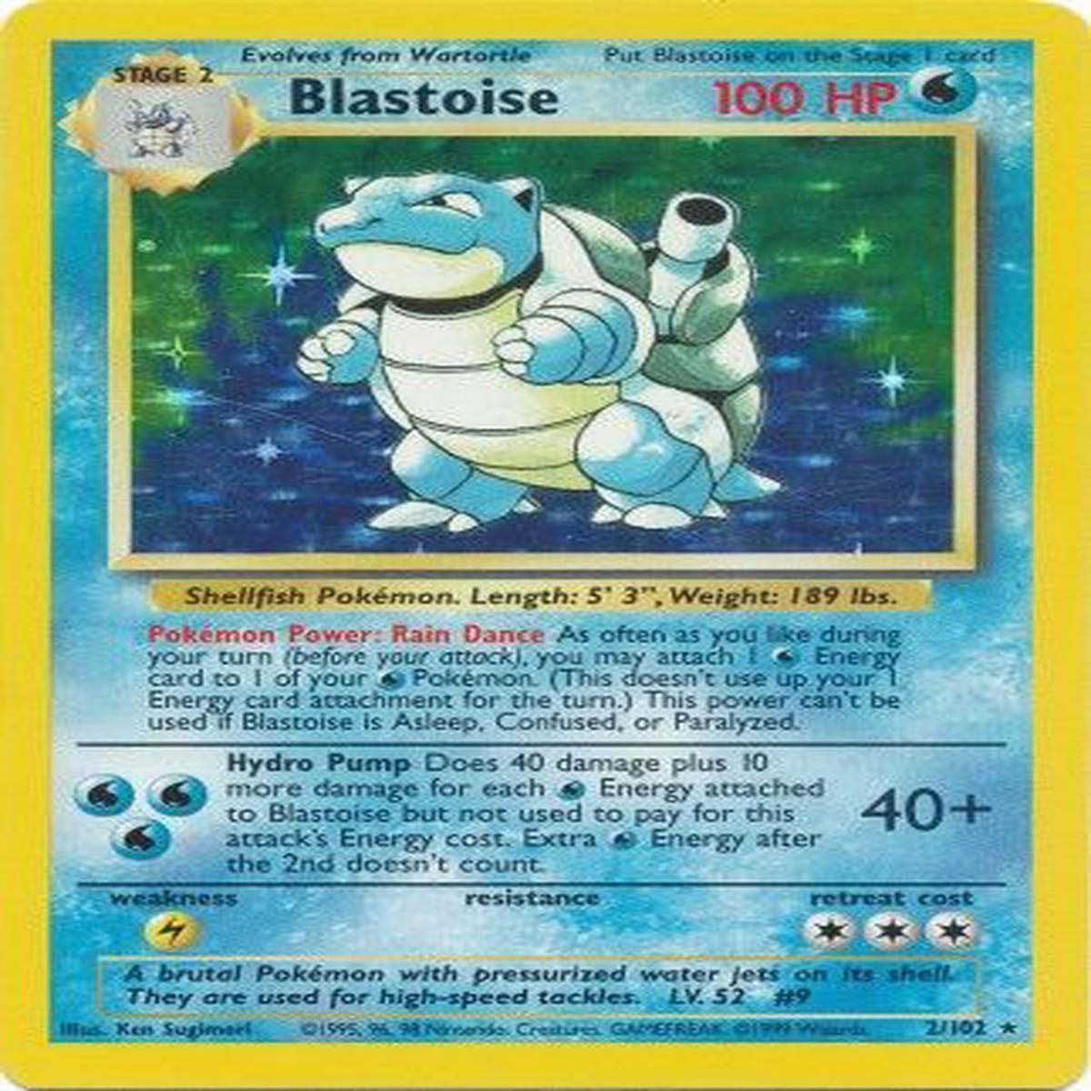 Blastoise 2/102 - Lightly Played