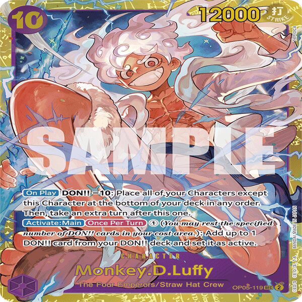 Monkey.D.Luffy - OP05-119 - The Best Reprint - Secret Rare