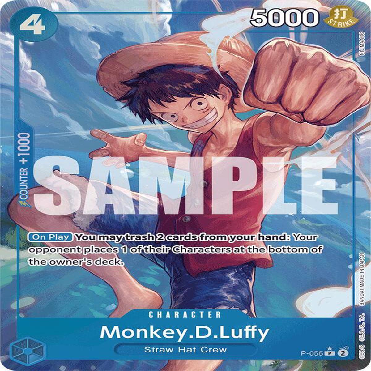 Monkey.D.Luffy - P-055 - Full Art - Promo