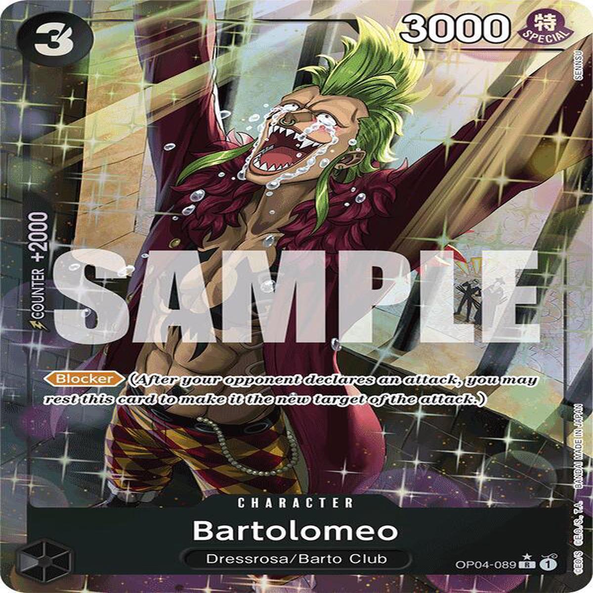 Bartolomeo - OP04-089 - Super Parallel - Rare