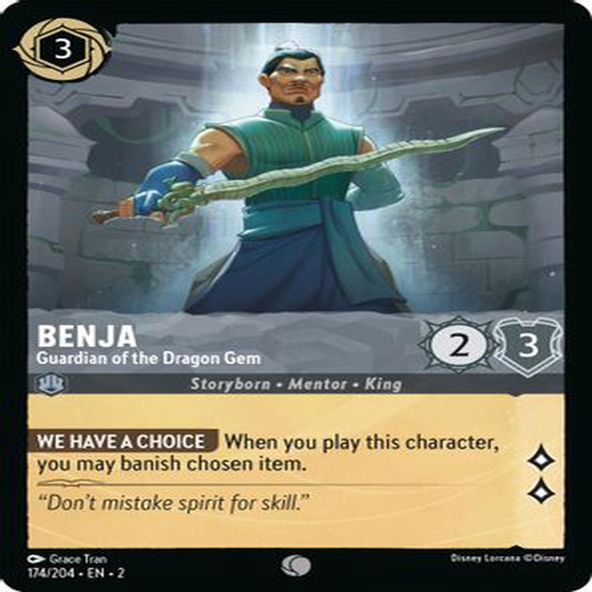 Benja - Guardian of the Dragon Gem 174/204 - Common