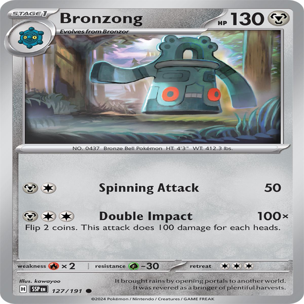 Bronzong 127/191 - Common
