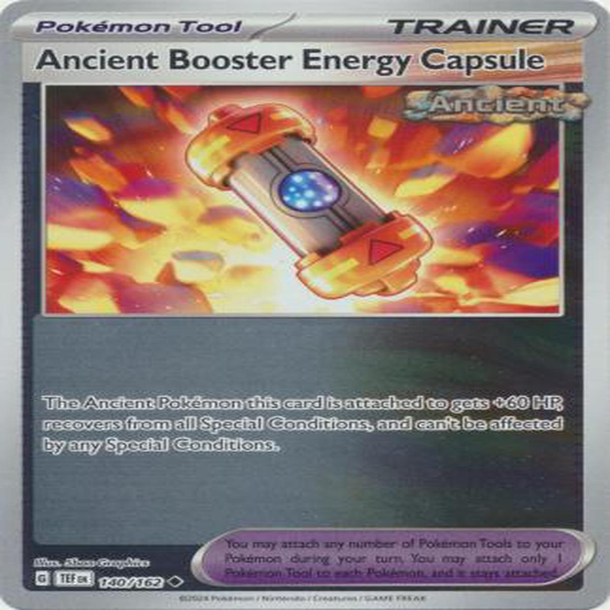 Ancient Booster Energy Capsule 140/162 - Uncommon - Reverse Holo (espaol)