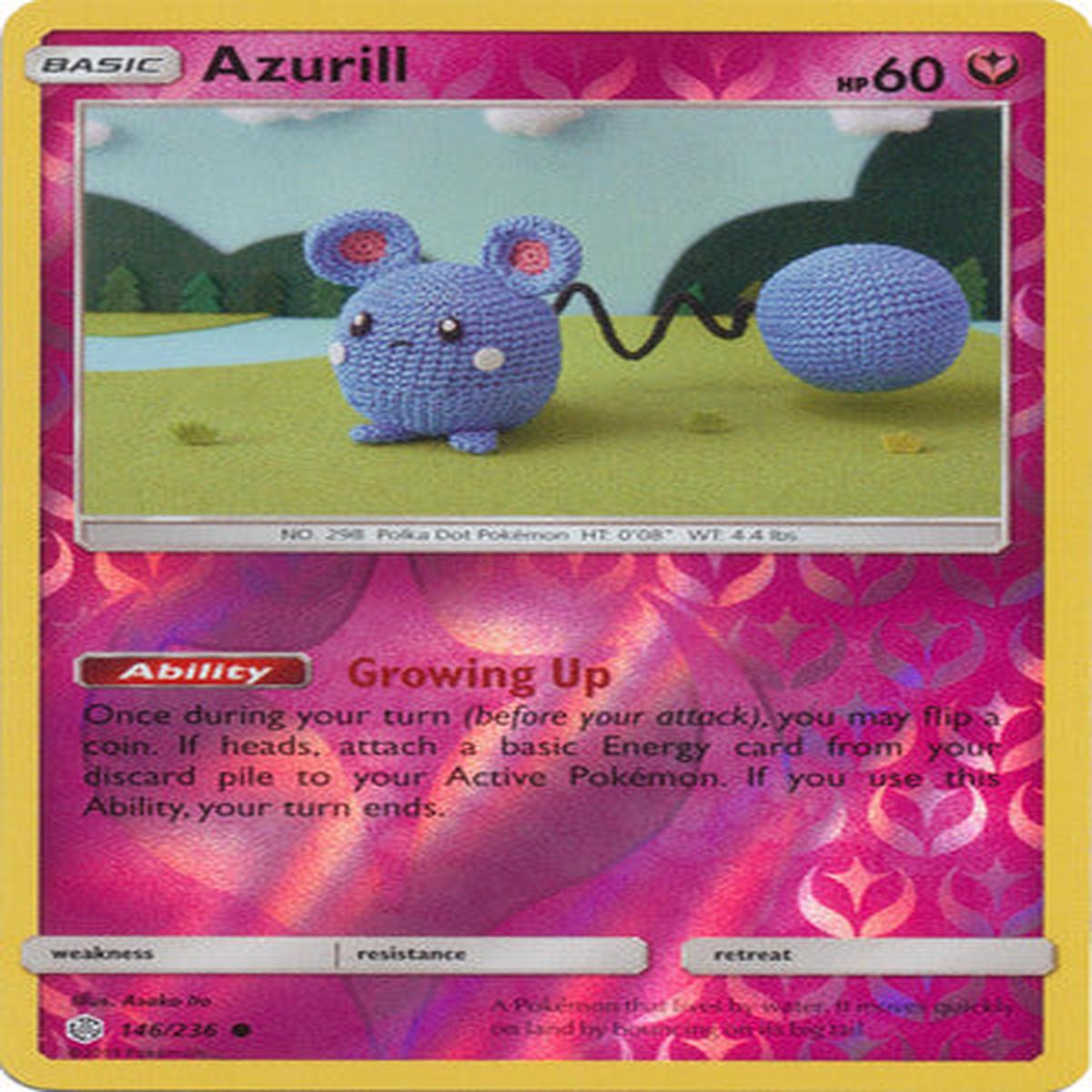 Azurill 146/236 - Holo Reverse