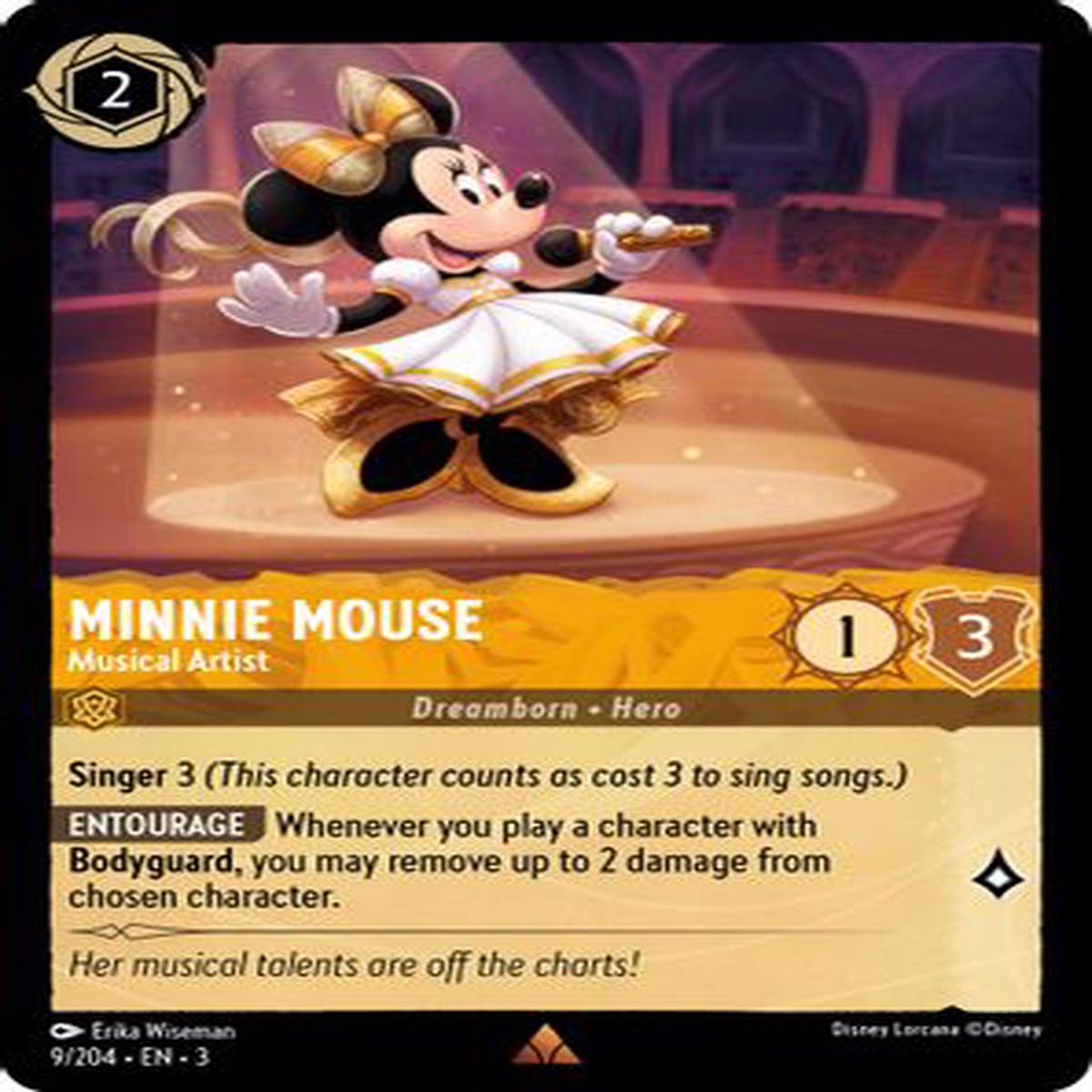 Minnie Mouse - Musical Artist 9/204 - Rare