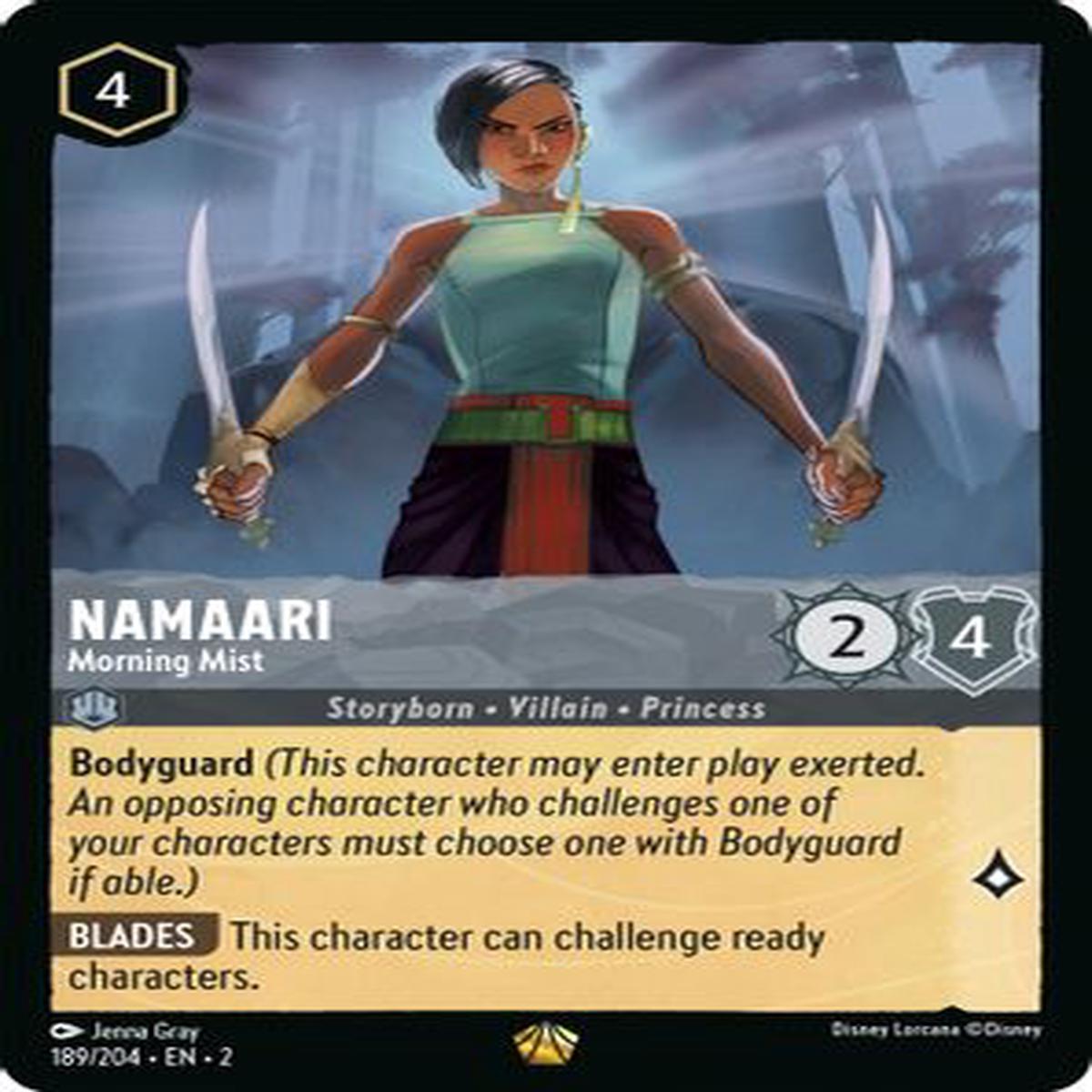Namaari - Morning Mist 189/204 - Legendary - Cold Foil