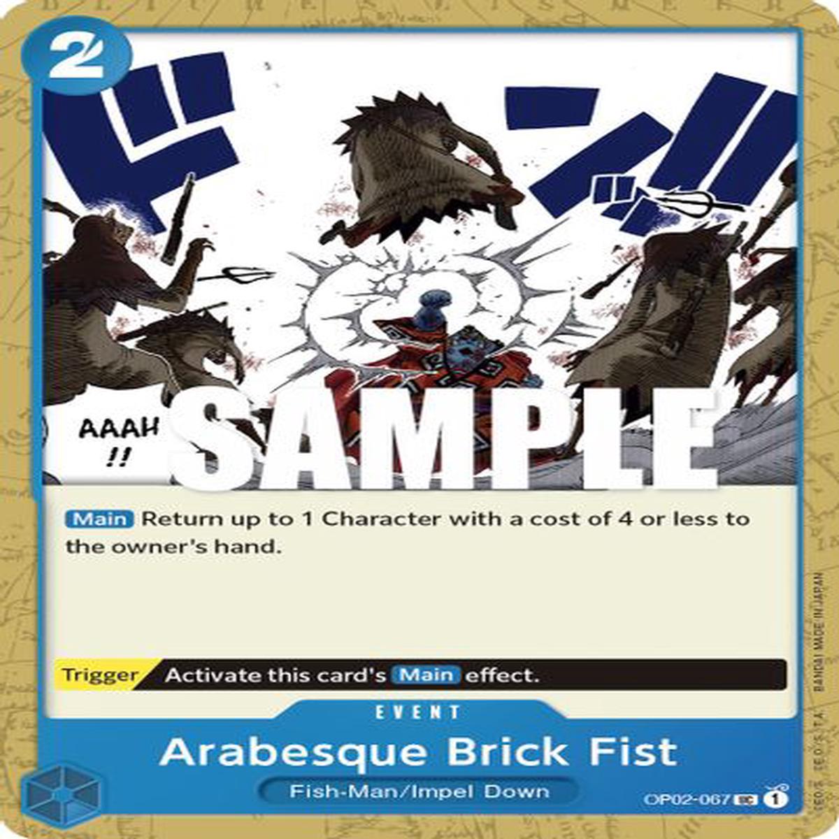 Arabesque Brick Fist OP02-067 - Uncommon