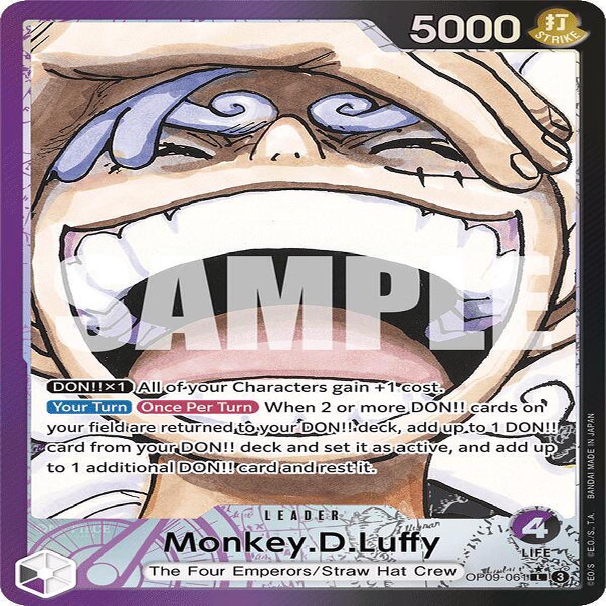 Monkey.D.Luffy - OP09-061 - Super Parallel - Leader