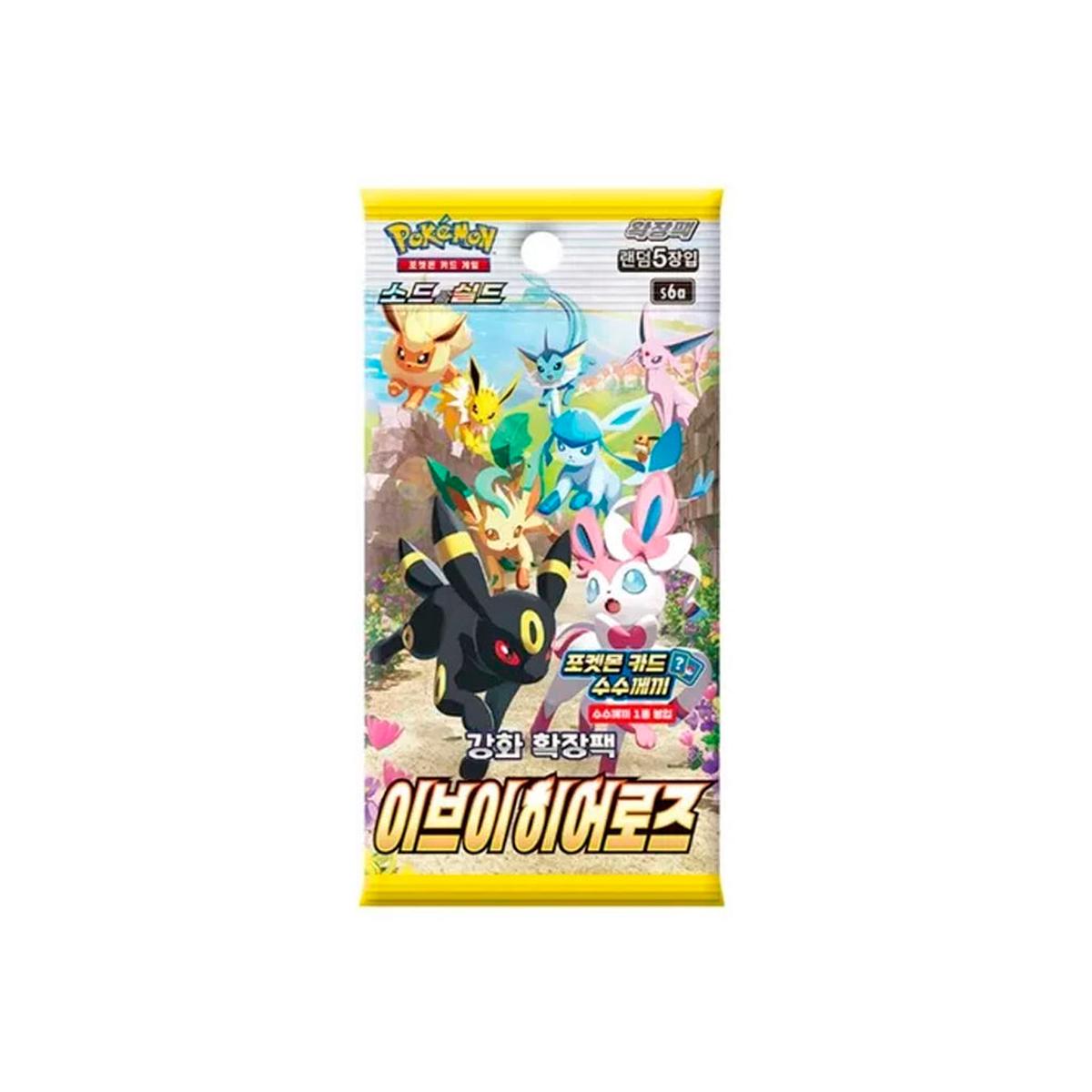 Booster Pack Eevee Heroes - Coreano
