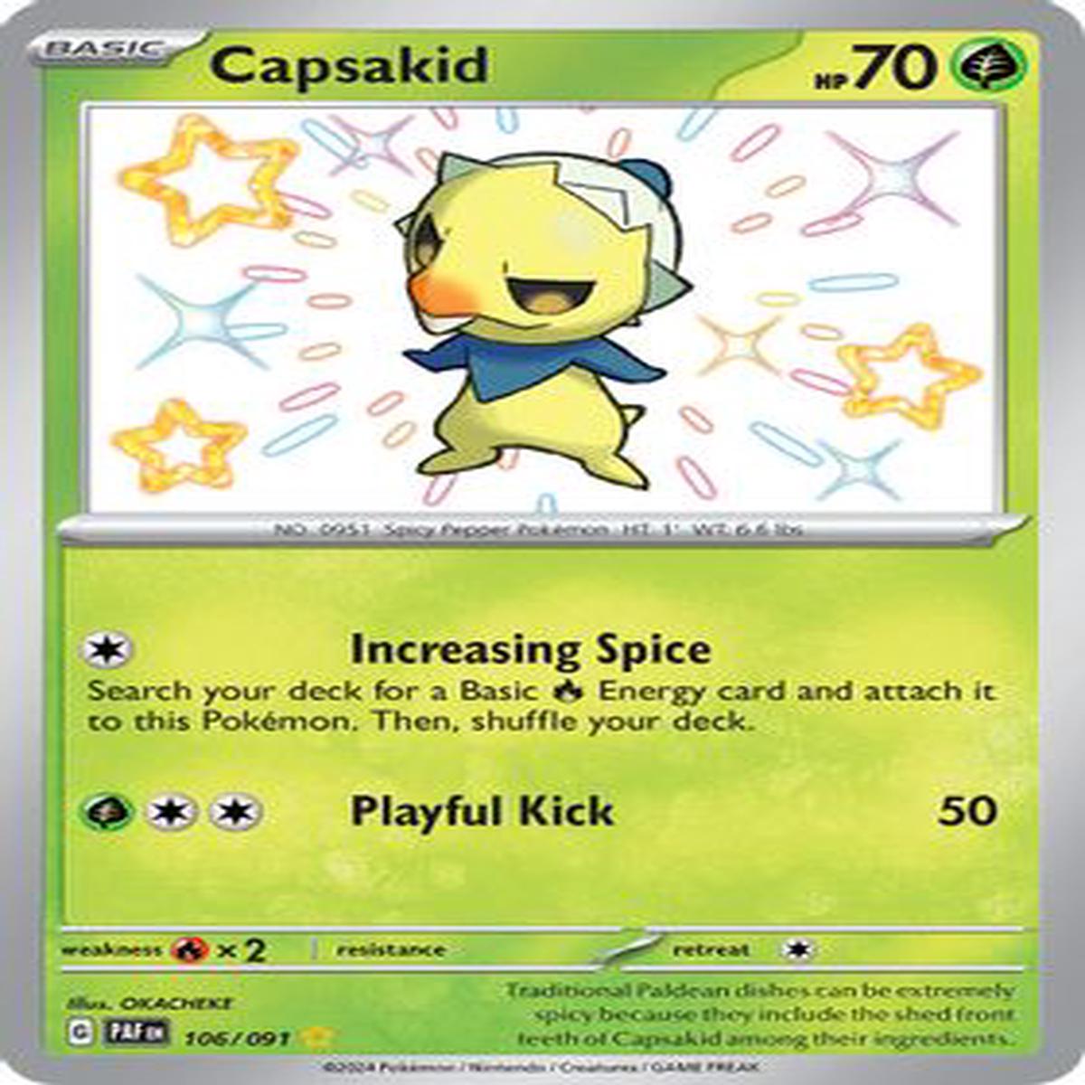 Capsakid 106/091 - Shiny Rare