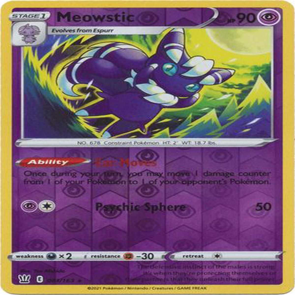 Meowstic 061/163 Reverse Holo