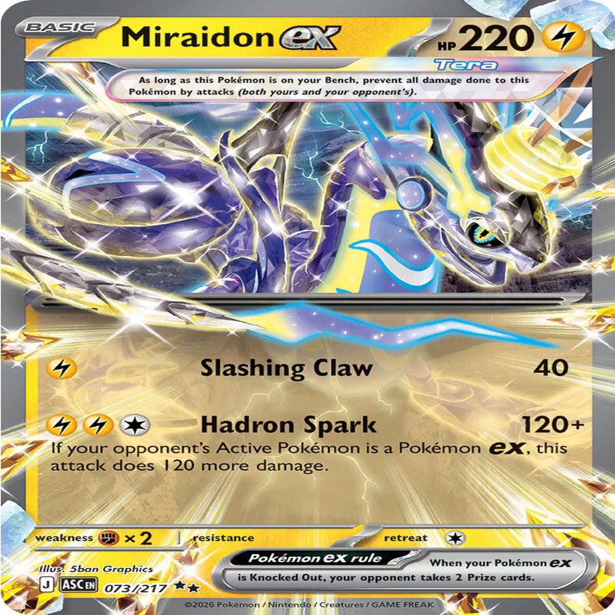 Miraidon ex 073/217 - Double Rare