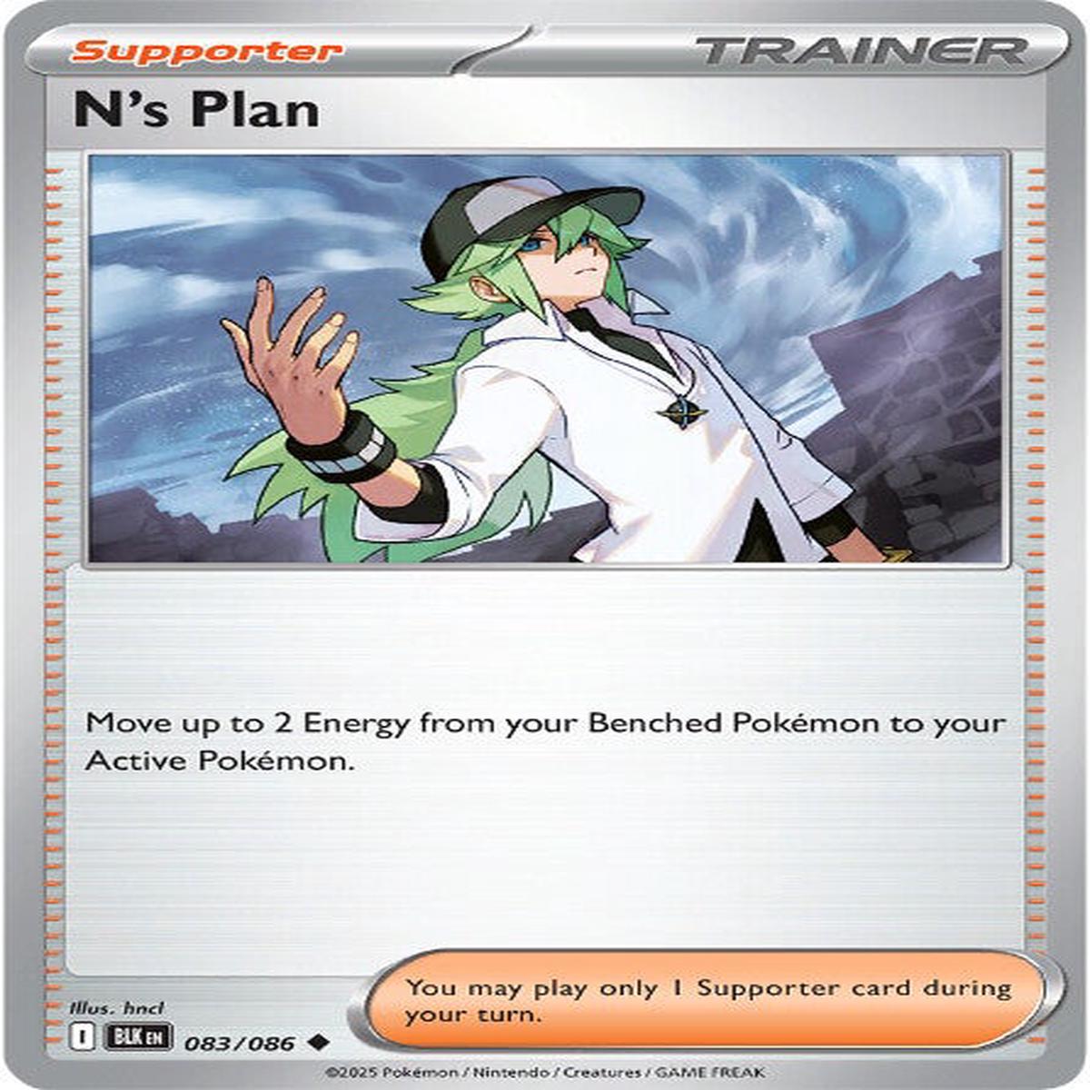 N's Plan 083/086 - Uncommon - Reverse Holo