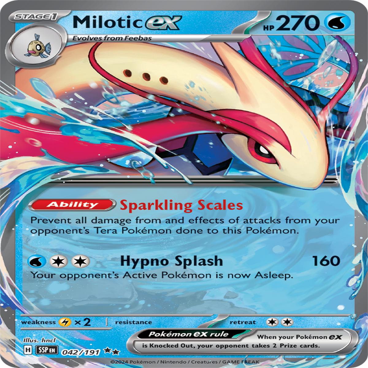 Milotic ex 042/191 - Double Rare (ESPAOL)