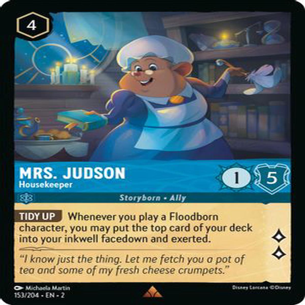 Mrs. Judson - Housekeeper 153/204 - Rare