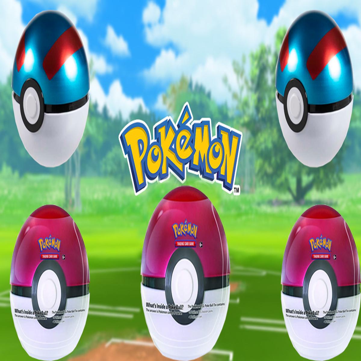 5 Pokeballs vacias