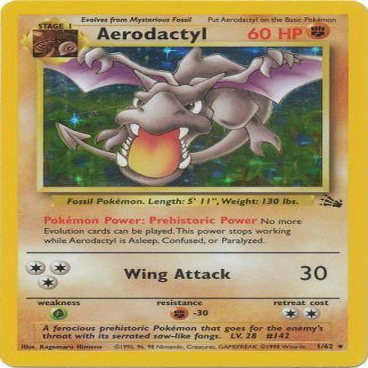 Aerodactyl 1/62 - Holo - Played