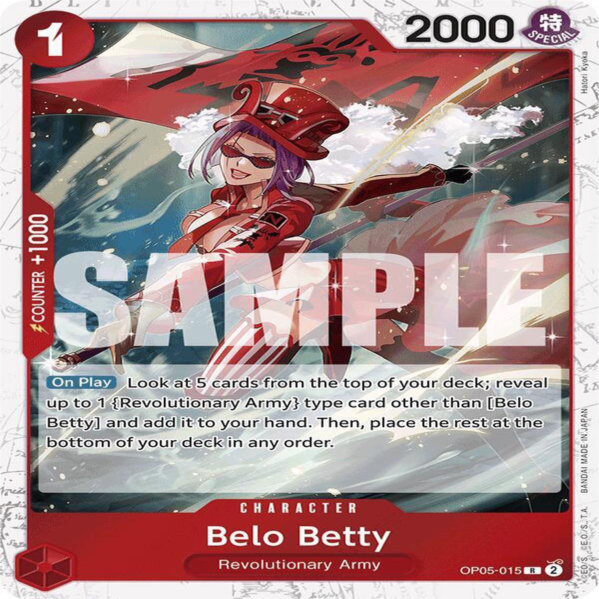 Belo Betty - OP05-015 - Pirate Flag Foil - Rare