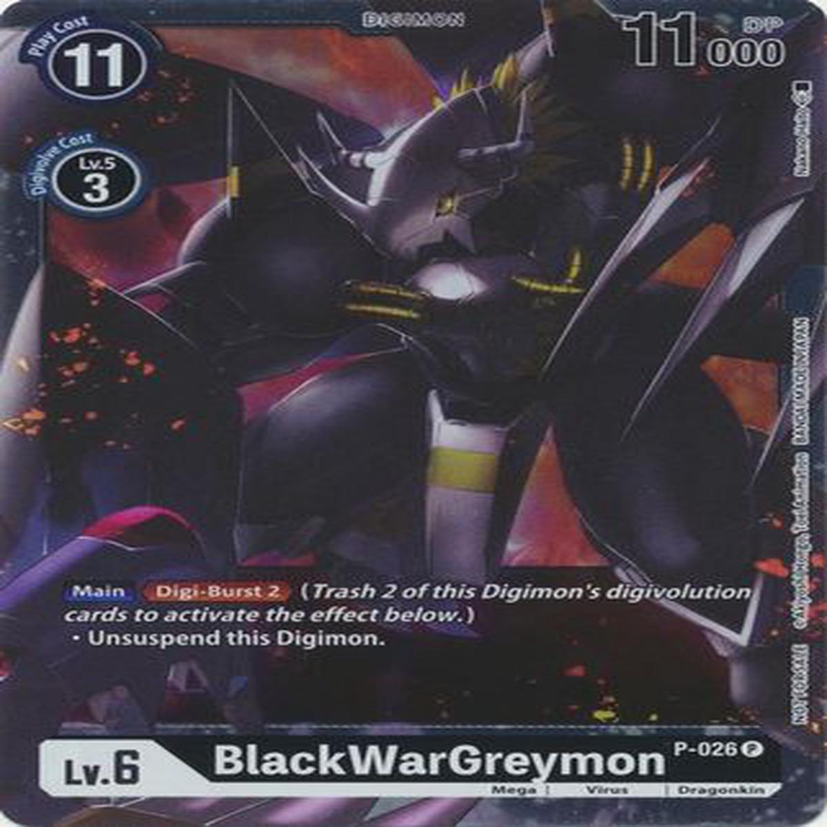 BlackWarGreymon (PROMO) P-026