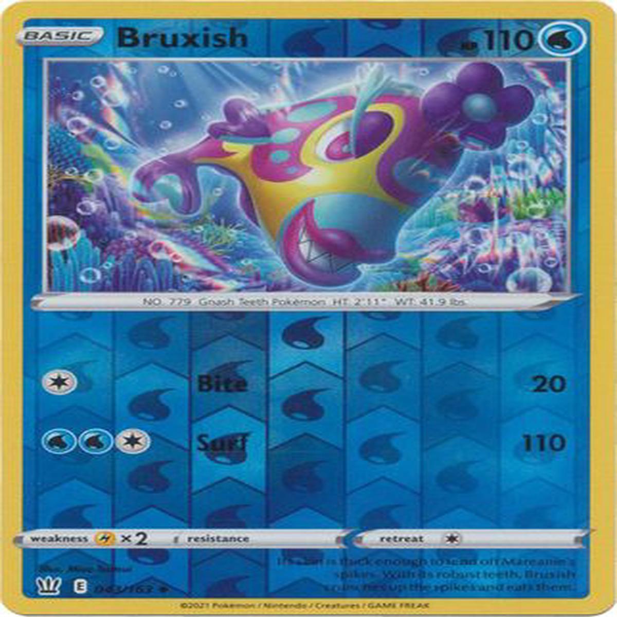 Bruxish 043/163 Reverse Holo